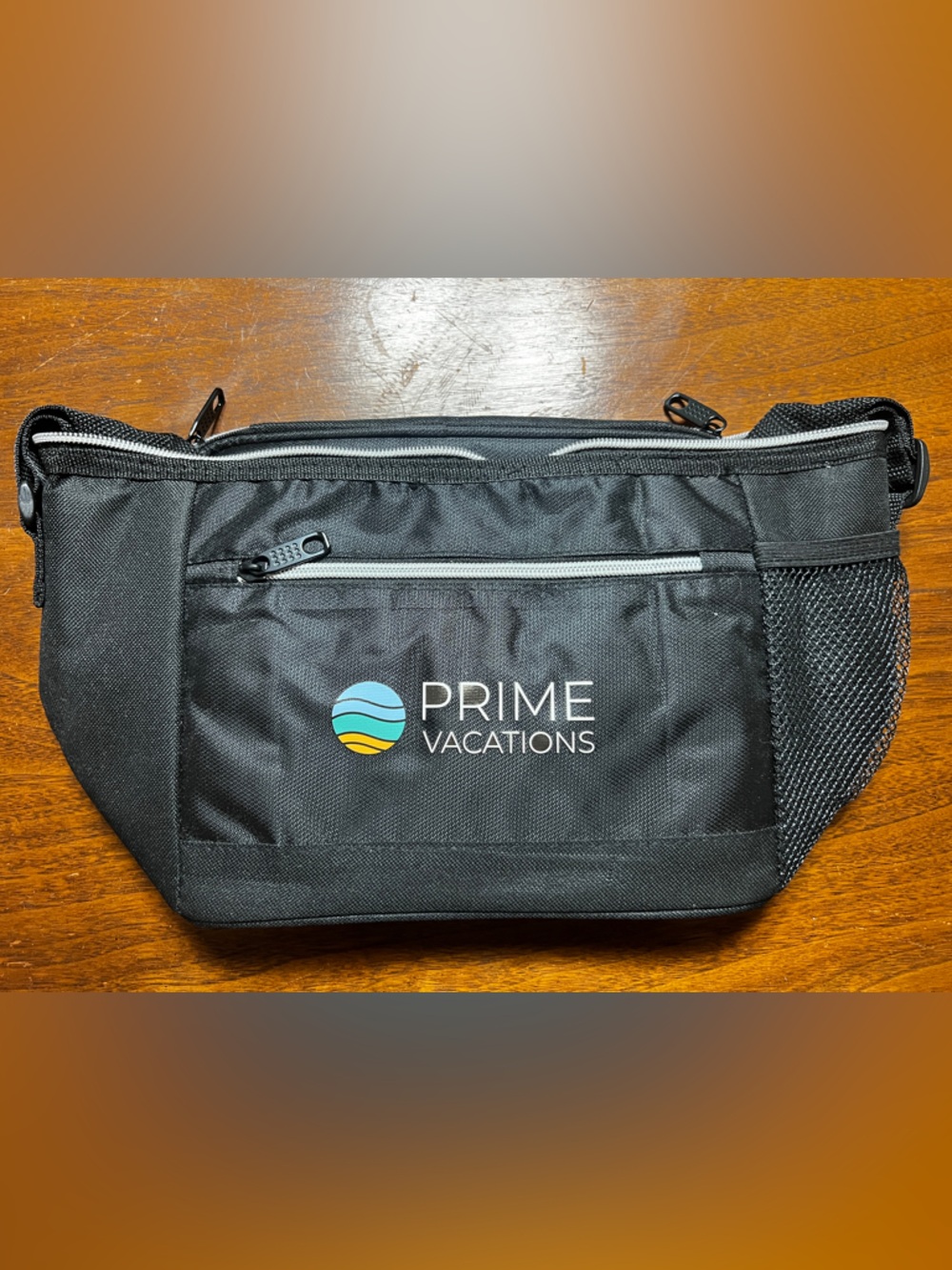 NWOT Black Insulated Lunch Tote with Handle and Adjustable Strap